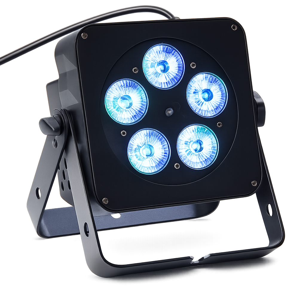 LightmaXX FLAT PAR QUAD 5x5W RGBW Floorspot